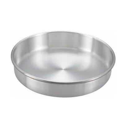 Winco ACP-082 Layer Cake Pan, 8" Dia x 2" Deep, Round, Aluminum