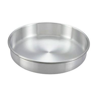 Winco ACP-083 Layer Cake Pan, 8" Dia x 3" Deep, Round, Aluminum