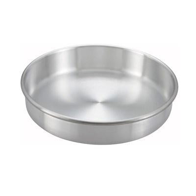 Winco ACP-092 Layer Cake Pan, 9" Dia x 2" Deep, Round, Aluminum