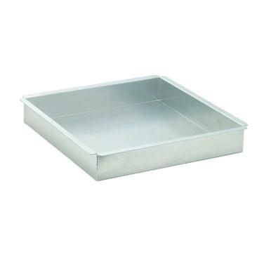 Winco ACP-1212 Cake Pan, 12" X 12" X 2", Square, Aluminum