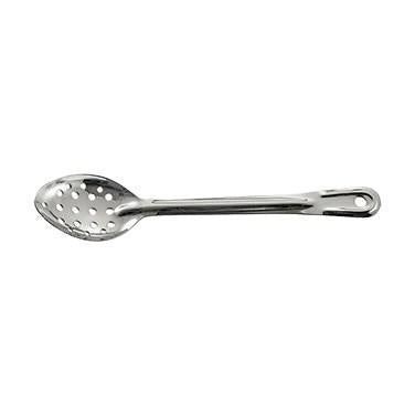 Winco BSPT-13H Heavy-Duty Basting Spoon, Stainless Steel, 1.5mm, Perforated, 13”