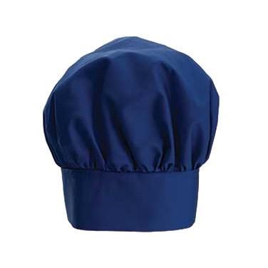 Gorro de cocinero Winco CH-13BL azul, cierre de velcro