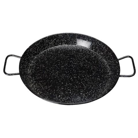 Winco CSPP-11E Paella Pan, Enameled Carbon Steel, Made in Spain, 11”