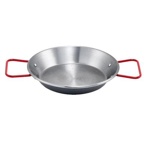Winco CSPP-11 Paella Pan, Polished Carbon Steel, Made in Spain, 11”