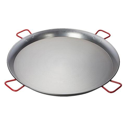 Winco CSPP-35 Paella Pan, Polished Carbon Steel, Made in Spain, 35-1/2”