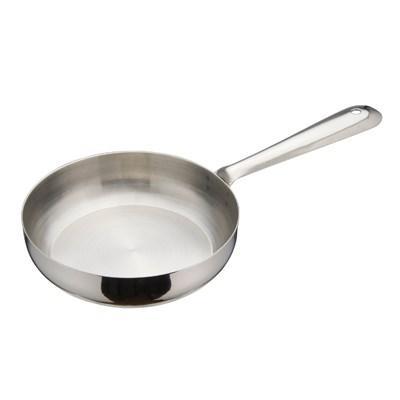 Winco DCWC-103S Mini Fry Pan, Stainless Steel, 5" Dia