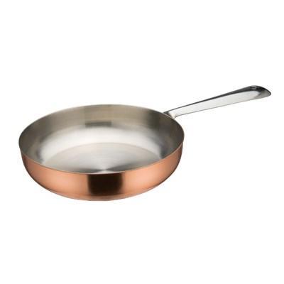 Winco DCWC-201C Mini Fry Pan, 5-1/2" Dia X 1-3/8" H, Copper Plated