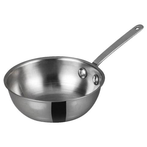 Winco DCWD-101S Mini Wok, Stainless Steel, 3-3/8" Dia