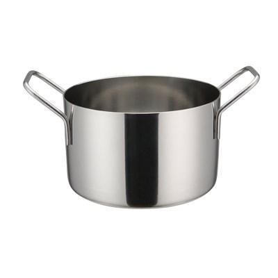 Winco DCWE-105S Mini Casserole, Stainless Steel, 4-3/4" Dia