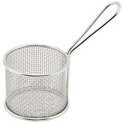 Winco FBM-32R Mini Fry Basket, 3-3/4" Dia X 2-7/8"H, Round