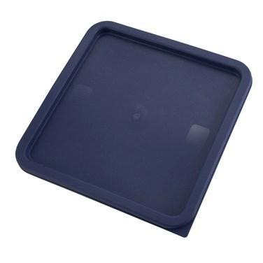 Winco PECC-128 Cover for Square Storage Container, 12 | 18 | 22 Qt, Blue