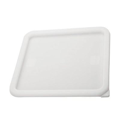 Winco PECC-L Cover for Square Storage Container, 12 | 18 | 22 Qt, White