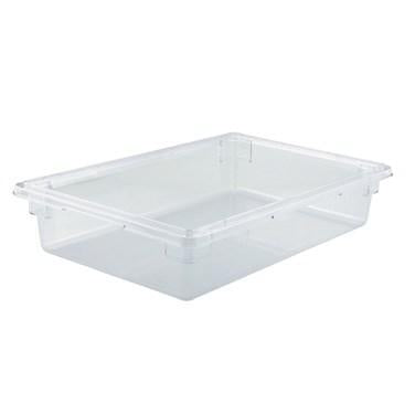 Winco PFSF-6 Food Storage Box, Clear Polycarbonate, Full, 6”