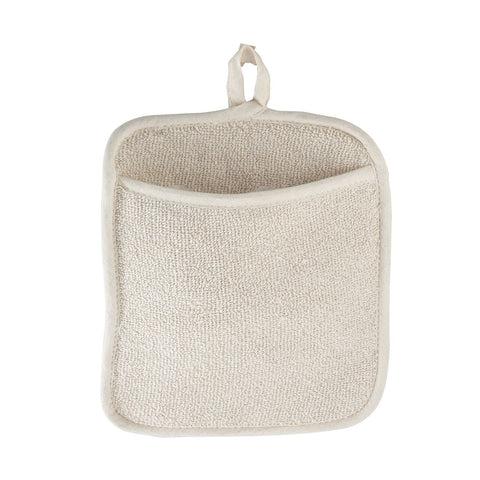 Winco PH-9W White Terry Pot Holder with Pocket 8-1/2" x 9-1/2"