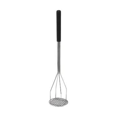 Winco PTMP-24R Potato Masher With Plastic Handle, 5” Round