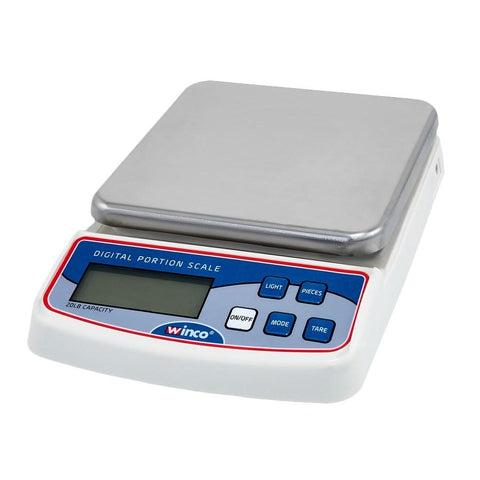 Winco SCAL-D20 Digital Portion Control Scale 20 Lb