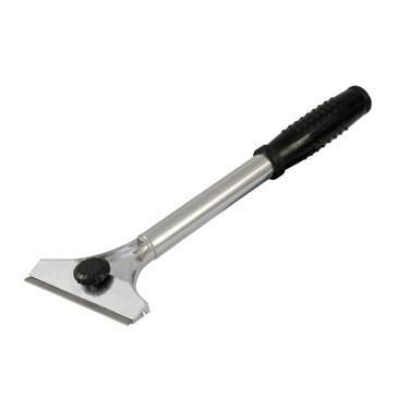 Winco SCRP-12 Economy Scraper, 4" Blade, 12" Handle With PVC Grip, Aluminum