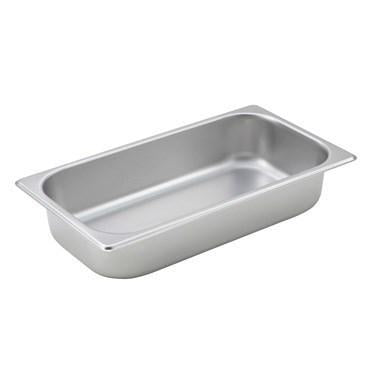 Winco SPT2 Third Size Steam Pan 2-1/2" Deep