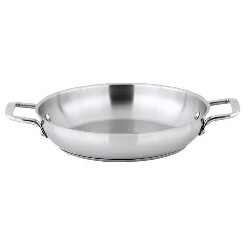 Winco SSOP-11 Stainless Steel Omelet Pan 11"
