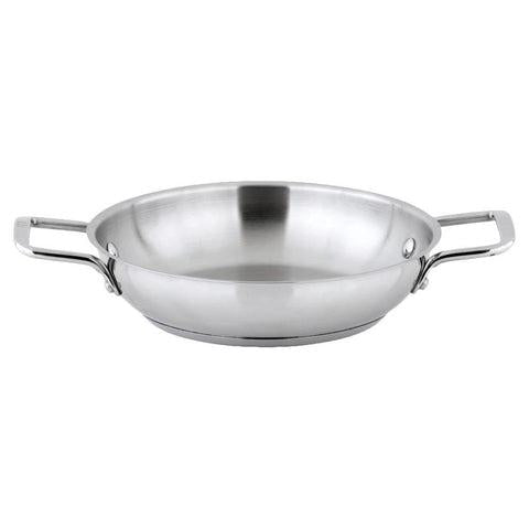 Winco SSOP-9 Stainless Steel Omelet Pan 9-1/2"