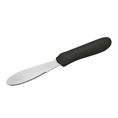 Winco TKP-31 Sandwich Spreader, Black Polypropylene Handle, 3-5/8” x 1-1/4” Blade