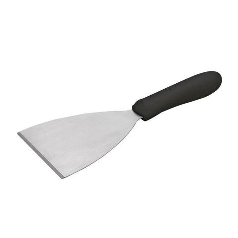 Winco TKP-40 Scraper, Black Polypropylene Handle, 4-7/8” X 4”