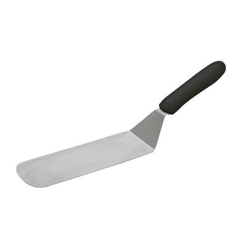 Winco TKP-90 Flexible Turner with Offset, Black Polypropylene Handle, 8-1/4” x 2-7/8” Blade