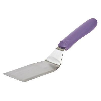 Winco TWP-61P Allergen-Free Hamburger Turner With Offset, 5-1/8” X 2-7/8” Blade