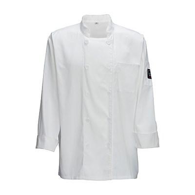 Winco UNF-5W3XL Chaqueta de chef de doble botonadura con bolsillo (3XL), color blanco