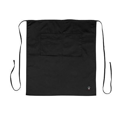 Winco WA-3129BK Bistro Full Length Apron, Black
