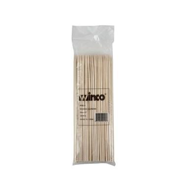 Winco WSK-08 Brochetas, 8", Bambú