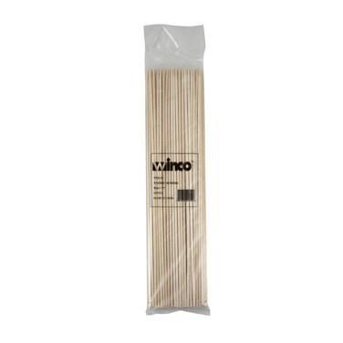 Winco WSK-12 Brochetas, 12", Bambú