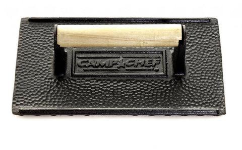 Camp Chef BAC-P Cast Iron Panini/Bacon Press with Seasoned Finish