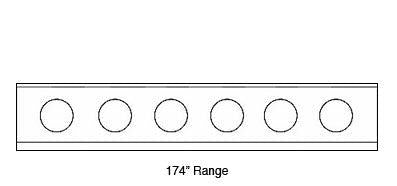 Imperial ICRA-6 estufa para wok, gas, 174", (6) quemadores, tapa enfriada por agua, sistema de drenaje incorporado, grifo giratorio chino, 660,000 BTU, NSF