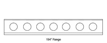 Imperial ICRA-7 estufa para wok, gas, 194", (7) quemadores, tapa enfriada por agua, sistema de drenaje incorporado, grifo giratorio chino, 770,000 BTU, NSF