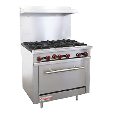 6 Burner Range with Standard Oven