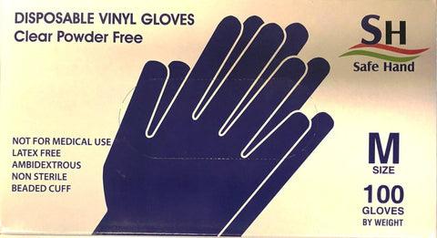 NEAL 4065 Vinyl Gloves, Large (100/Box)