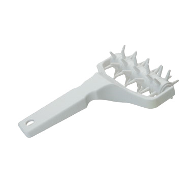 Winco RD-5P Plastic Dough Docker with 5" Head, White