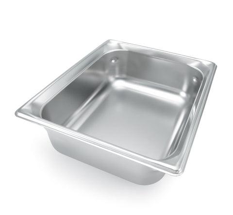 Vollrath 90212 Super Pan V® Food Pan (1/2 Size), 1-1/2" Deep, Stainless Steel