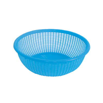 Thunder Group PLWB001 Perforated Wash Blue Basket, 12-1/2" Dia.