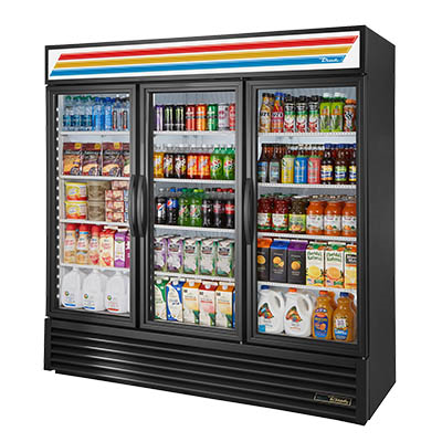 Three-Section Refrigerated Merchandise with (3) Swing Doors