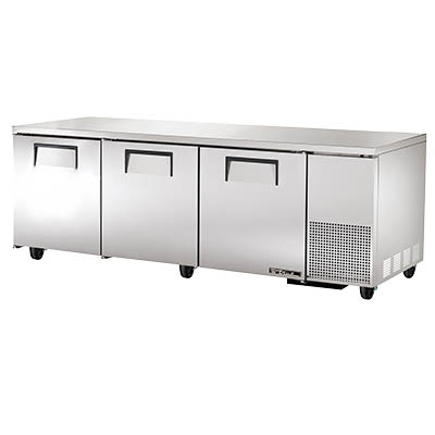 Deep Undercounter Refrigerator, 33-38° F, Three Section