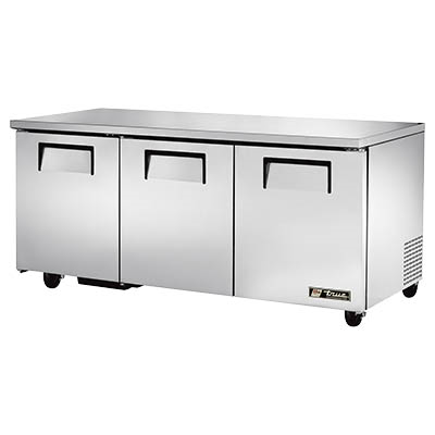 Undercounter Refrigerator, 33-38° F, Three Section