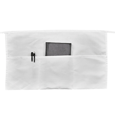 Winco WA-1221W Waist Apron, 12-1/2 x 21-3/4", 3 pocket, white