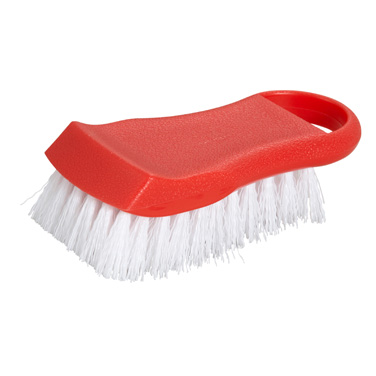 Winco CBR-RD Cutting Board Brush 6-1/2" Long, Red