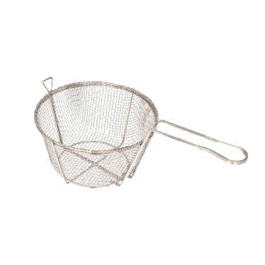 Winco FBR-11 Fry Basket 10-1/2" dia. x 6"H Round