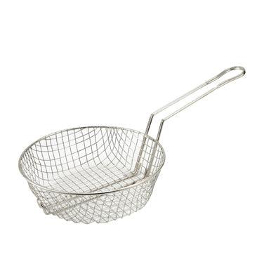 Winco MSB-12 Culinary Basket 12" Dia. x 3"D Round Coarse Mesh