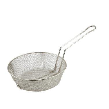 Winco MSB-12F Culinary Basket 12" Dia. x 3"D Round Fine Mesh