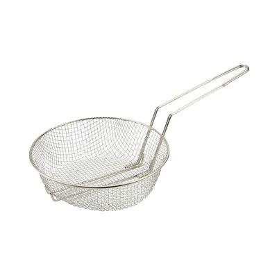 Winco MSB-12M Culinary Basket 12" Dia. x 3"D Round Medium Mesh