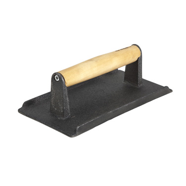 Winco SWA-9 Steak Weight, Cast Iron, 5-1/4" x 9"